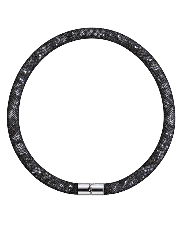 Swarovski Stardust Black Mesh Choker